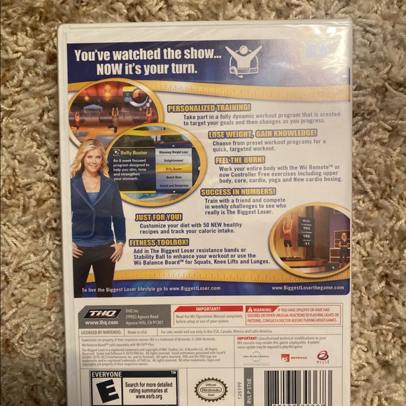 🔥NIB🔥Biggest Loser Challenge Wii Game - Picture 3 of 4